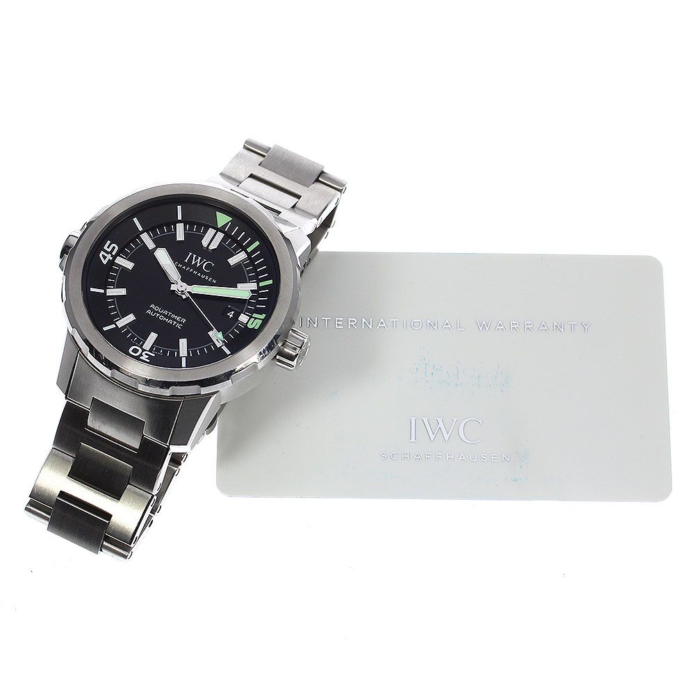 IWC IWC SCHAFFHAUSEN IW329002 アクアタイマー デイト 自動巻き ...