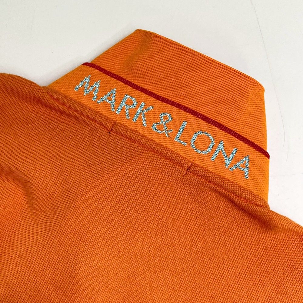 サイズ：48 MARK&LONA マークアンドロナ 半袖ポロシャツ オレンジ系