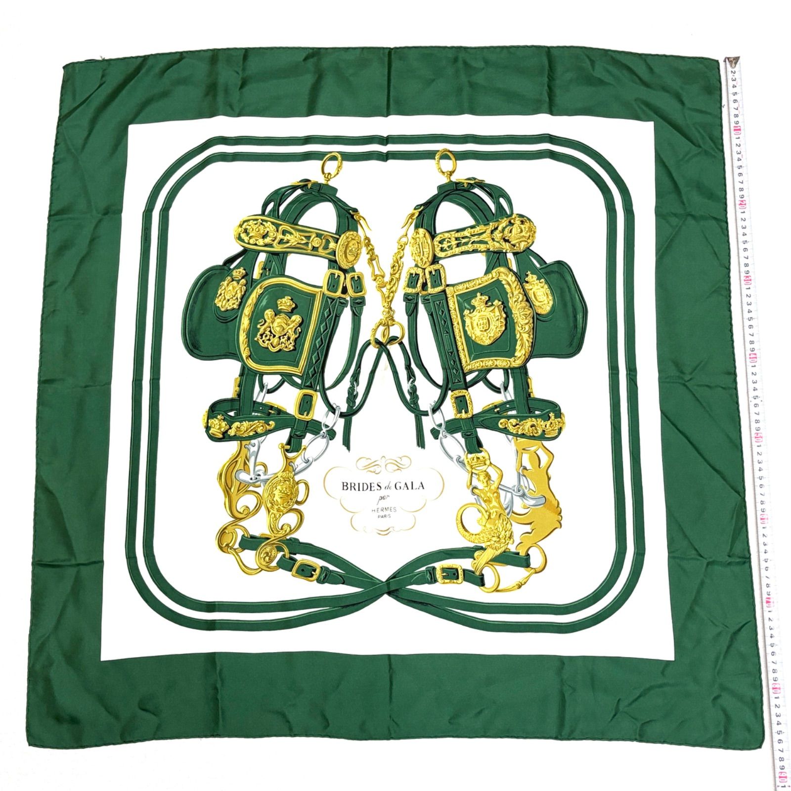 HERMES BRIDES GALA カレ90 スカーフ Brides de Gala forever scarf 90 - Black | Hermès Mainland China