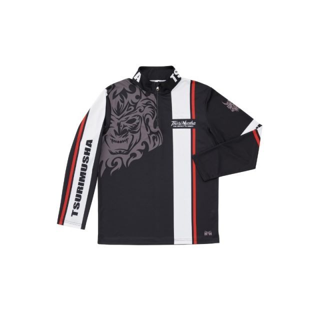 釣武者 I01802 MUSHAラインジップシャツ M | 釣具 釣り フィッシング