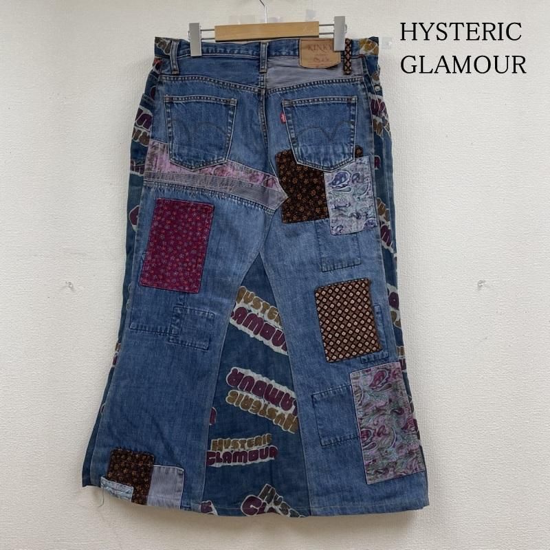 ヒステリックグラマー パッチワークデニムスカートhysteric glamour