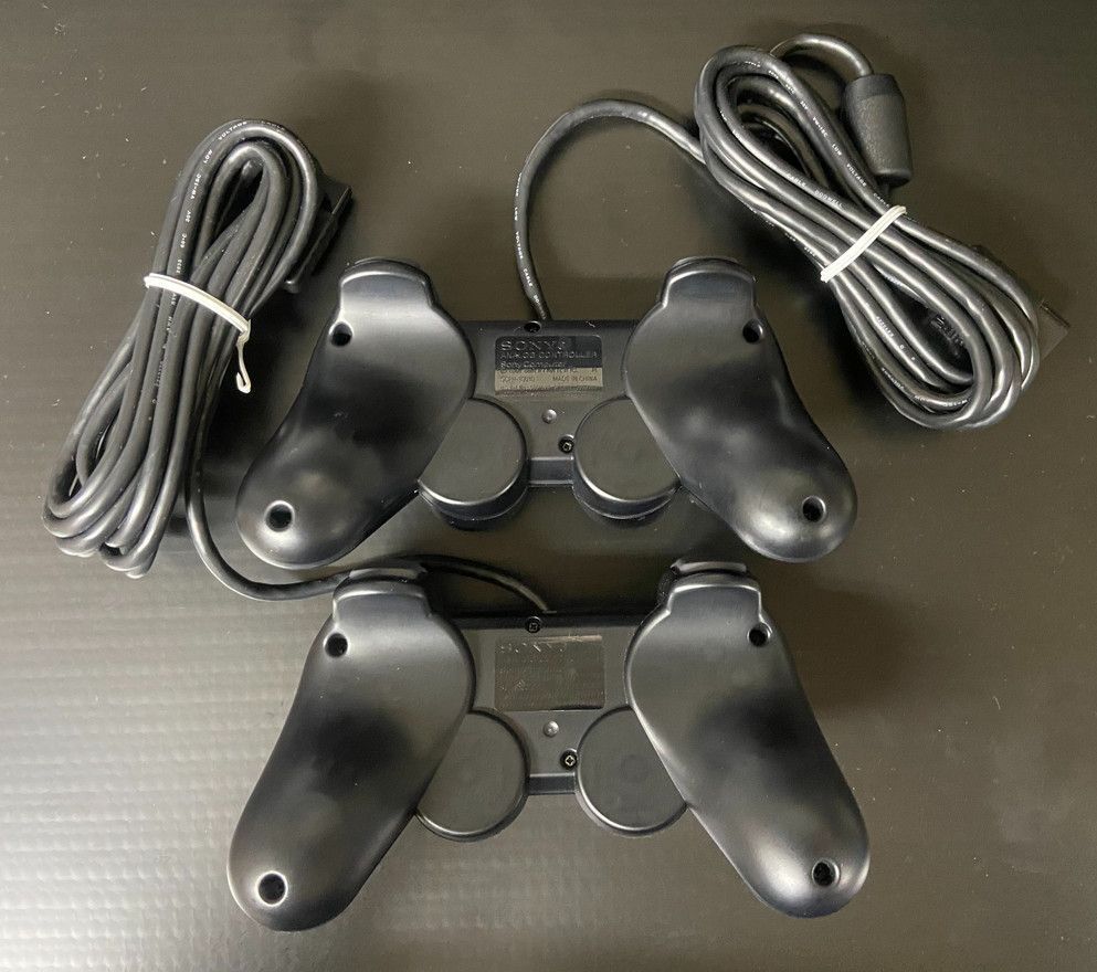 PS2 アナログコントローラ DUALSHOCK 2 ミッドナイトブラック 2個セット