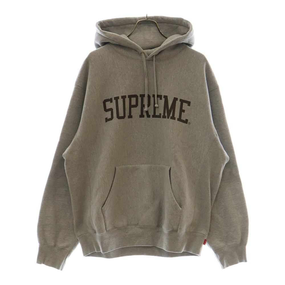 SUPREME シュプリーム 23AW Varsity Hooded Sweatshirt バーシティロゴ プリントプルオーバーパーカー ブラック SUPREME (シュプリーム) 23AW Varsity Hooded Sweatshirt バーシティ
