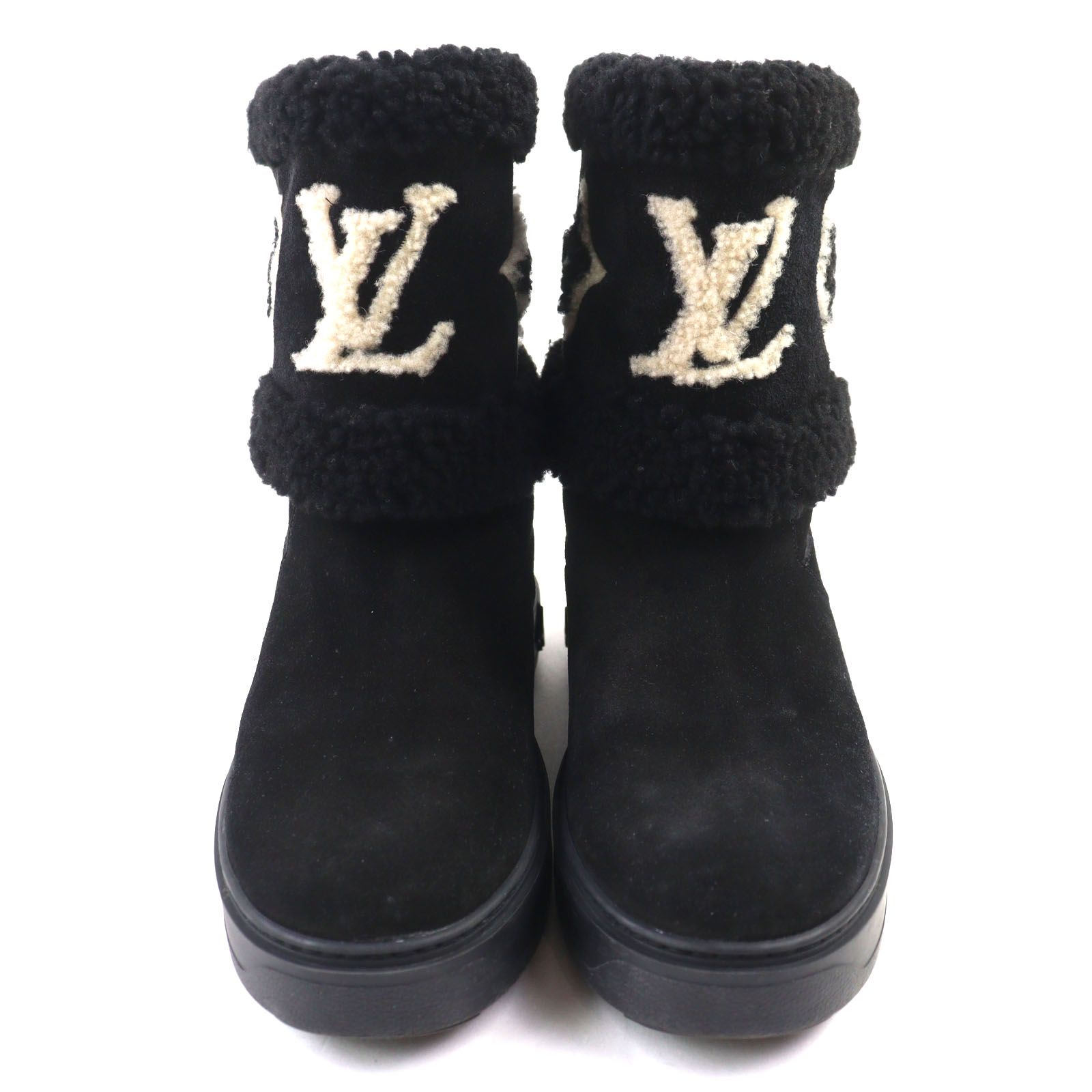 美品◇LOUIS VUITTON ルイヴィトン スノードロップライン ムートン