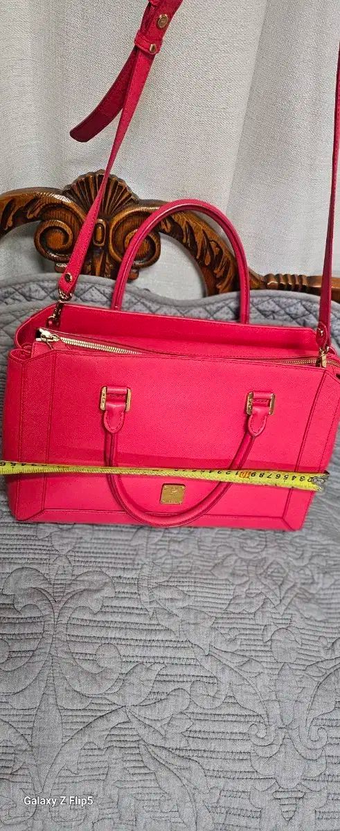 春 mcm ショルダーバッグ クロスオレンジ ピンク