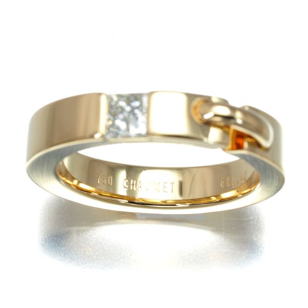 ショーメ リング ダイヤ ダイヤモンド 0.25ct程 リアン エヴィダンス  