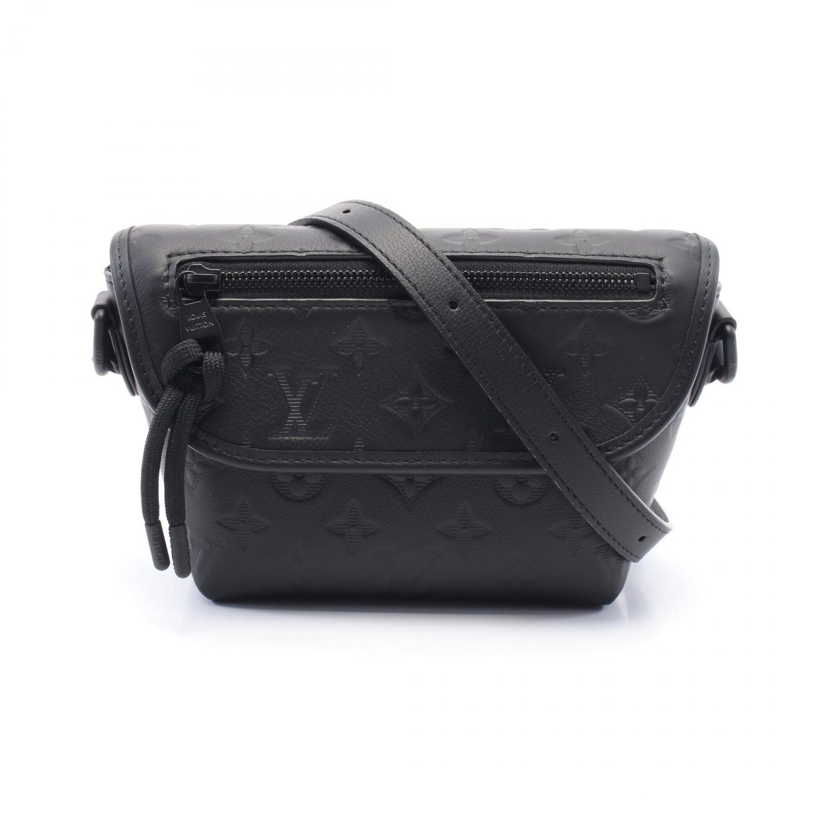 ルイ ヴィトン LOUIS VUITTON ショルダーバッグ パルス ウェアラブルウォレット M12636 ノワール レザー パルス ウェアラブル ウォレット メンズ Used A