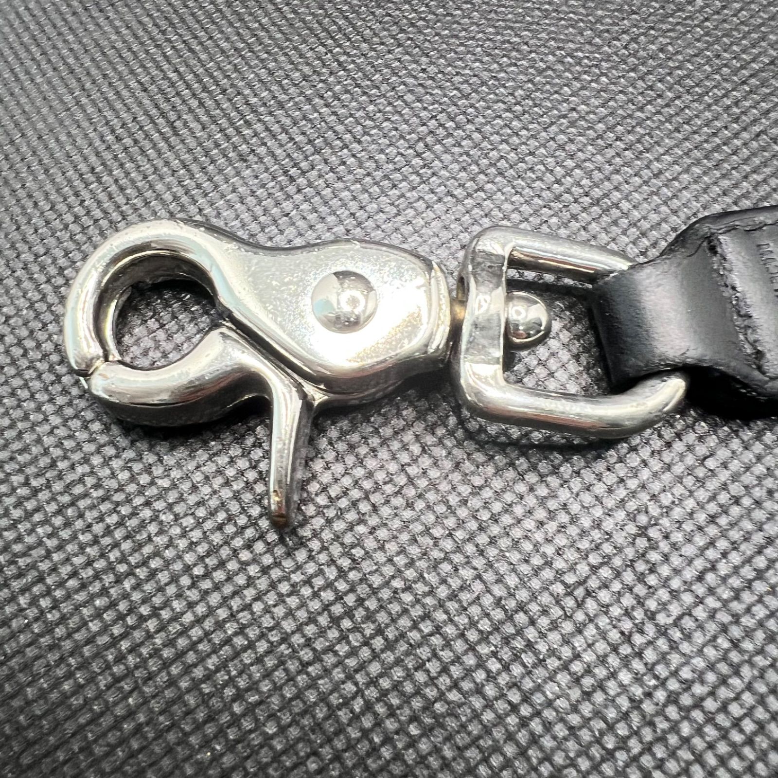 COACH コーチ キーホルダー キーリング レザー ブラック - メルカリ