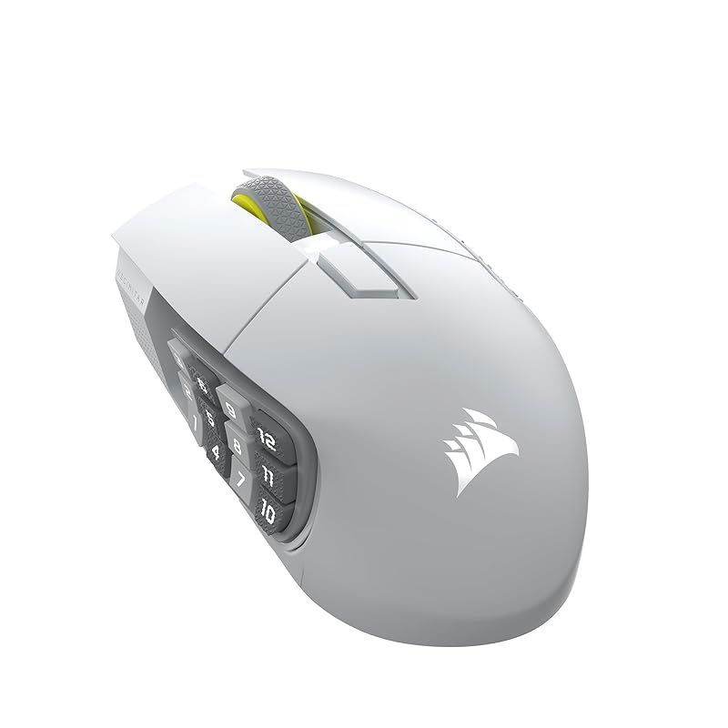 CORSAIR SCIMITAR ELITE WIRELESS SE MMOに最適な多ボタンのワイヤレスゲーミングマウスプログラム な16ボタン MARKSMAN S 33KセンサーElgato Virtual Stream Deck ワイヤレス Bluet