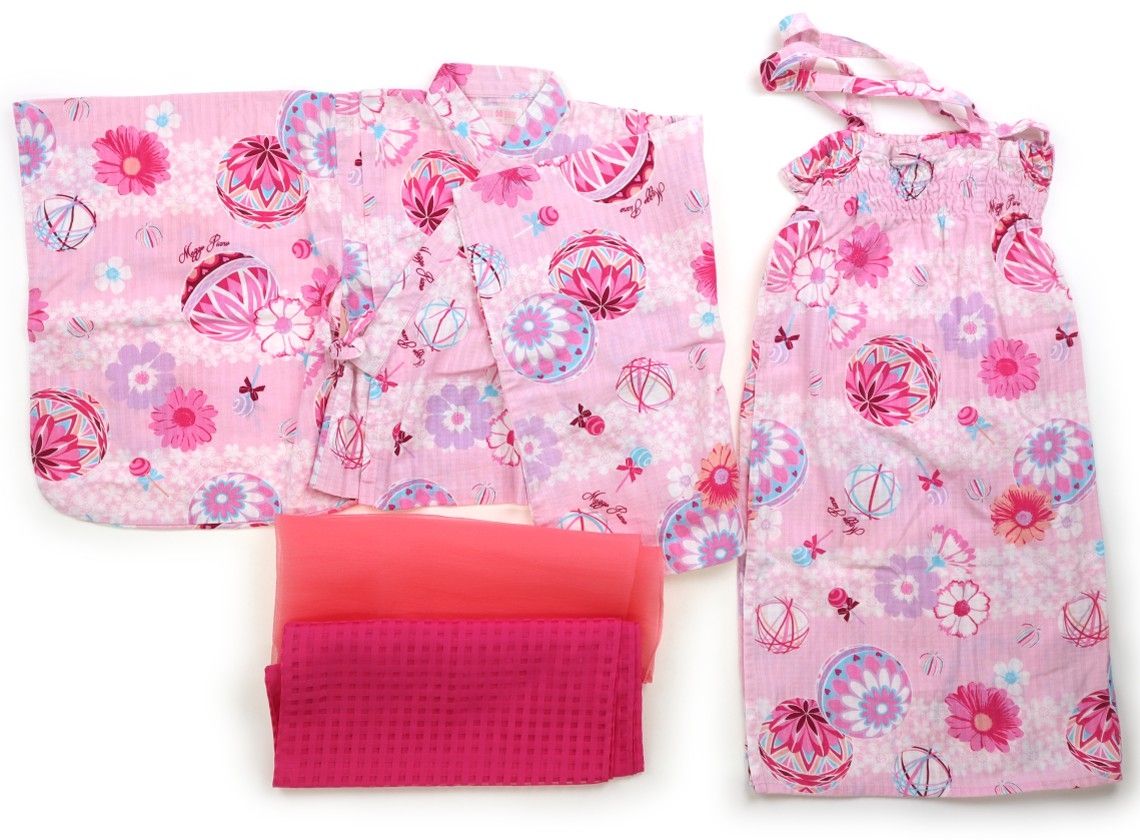 メゾピアノ/mezzopiano】浴衣・甚平・季節のイベント 120サイズ 女の子