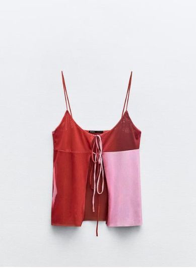 ZARA ザラ PRINTED TULLE トップス スカート セットアップ