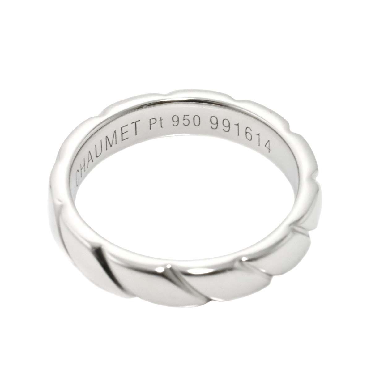 CHAUMET TORSADE TRIOMPHE 証明書付き ショーメ CHAUMET トルサード 10号 リング Pt プラチナ 指輪