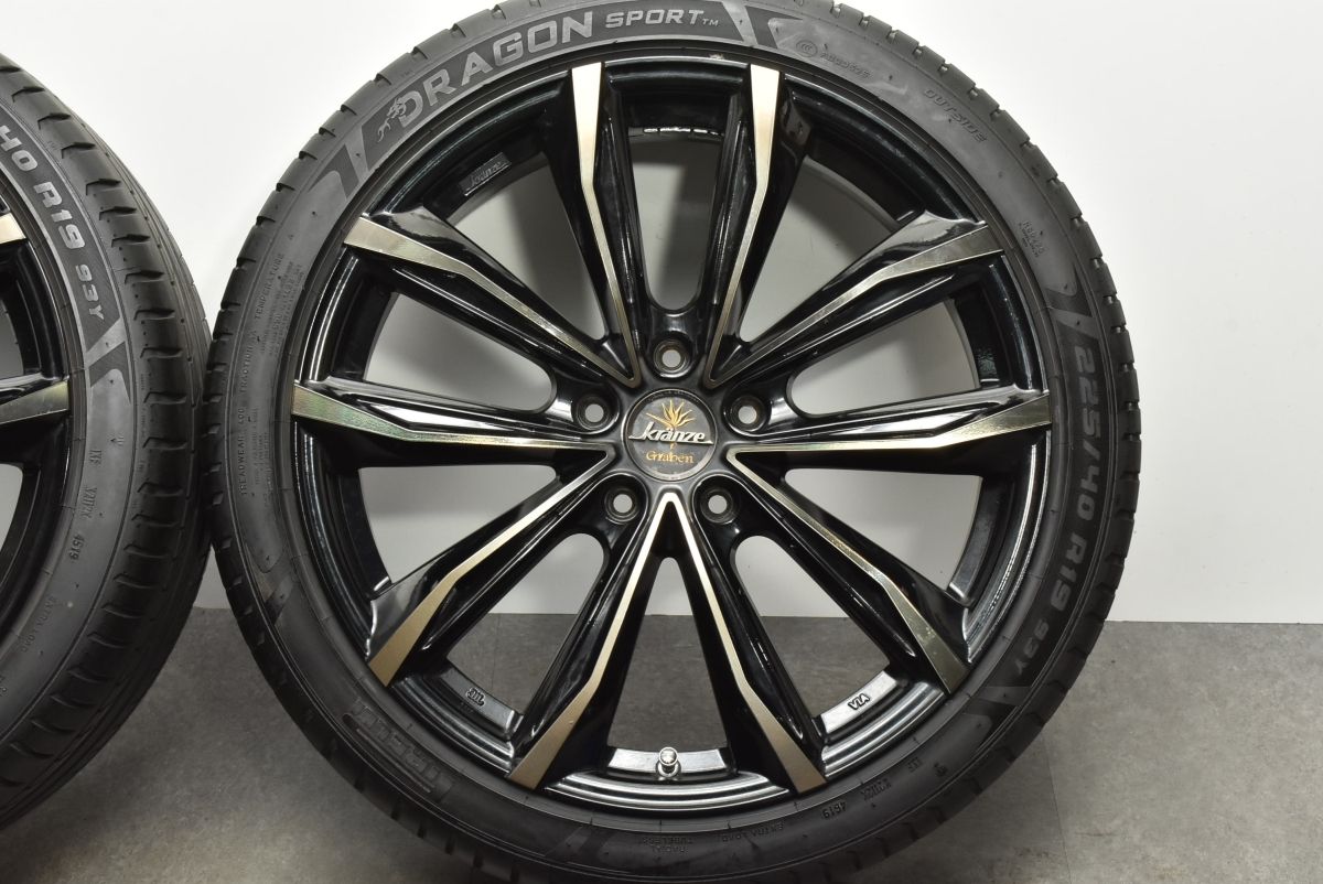 良好品】クレンツェ グラベン 680EVO 19in 8J +48 PCD114.3 ピレリ