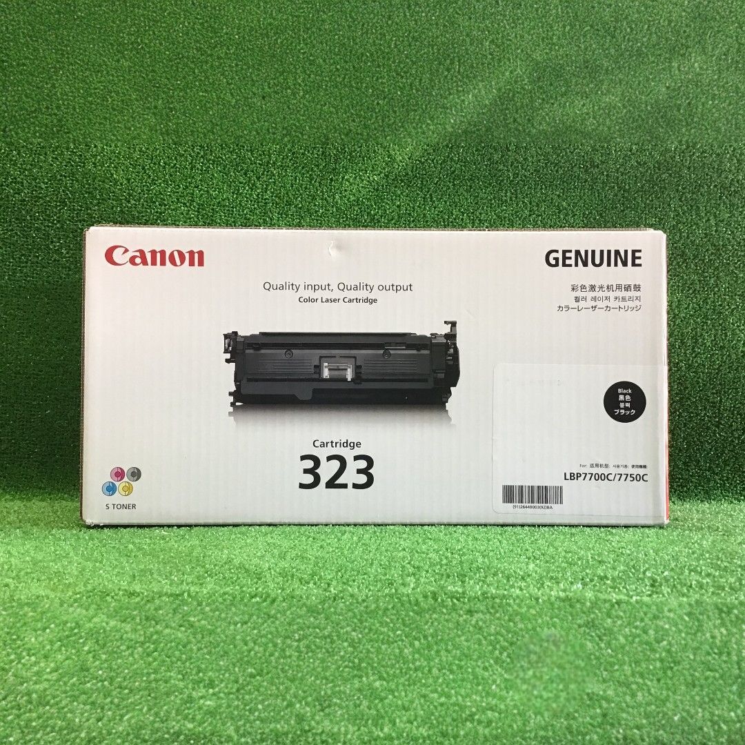 Canon CRG-323BK 純正品 ブラック トナーカートリッジ323BK