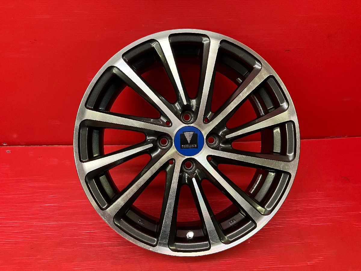 ホイール 16x6.0J 40 100-4H トヨタ アクア純正OP モデリスタ スピンエア 4本SET