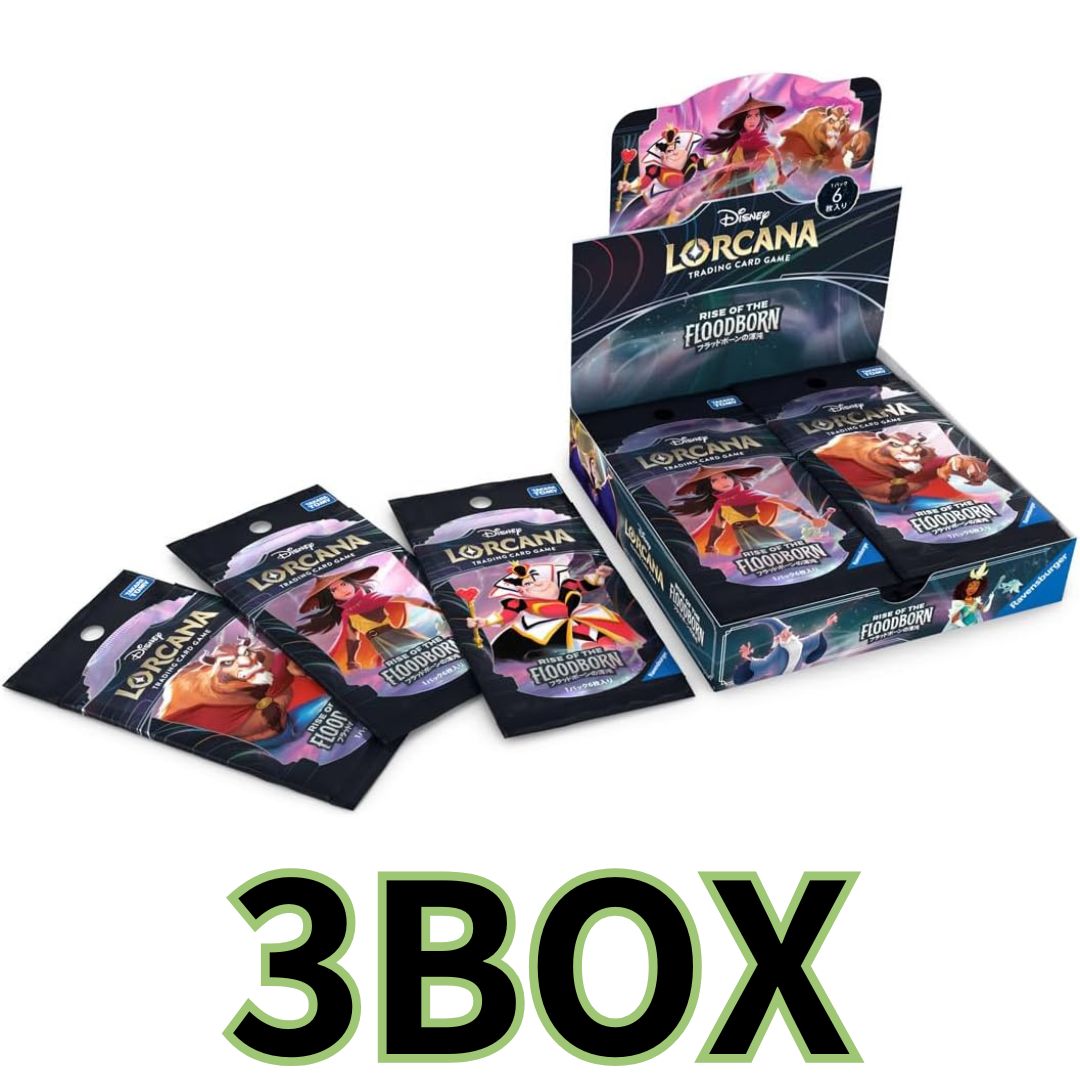 ディズニー ロルカナ 3box 新品未開封セット 3BOX】ロルカナ ディズニー フラッドボーンの渾沌 3BOX