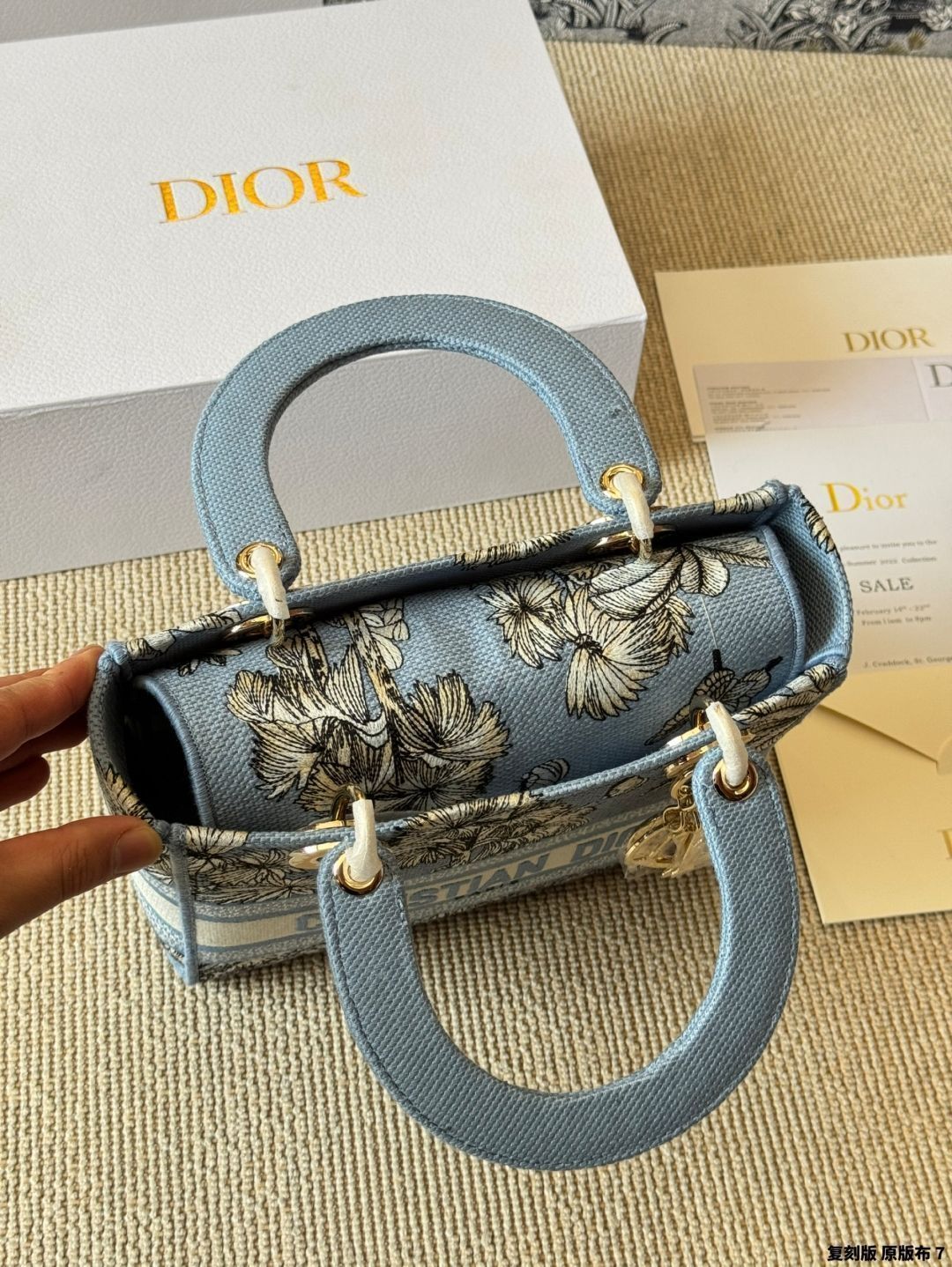 Dior☆SACLADY Dライト ハンドバッグ エレガント ストラップ DIOR | レディ D-ライト - Bags