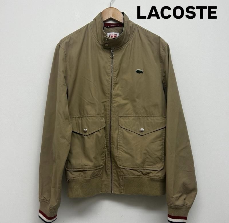 LACOSTE ラコステ ジャケット 上着 ジャンパー ブルゾン ジップブルゾン スタンドネック ワンポイントロゴ