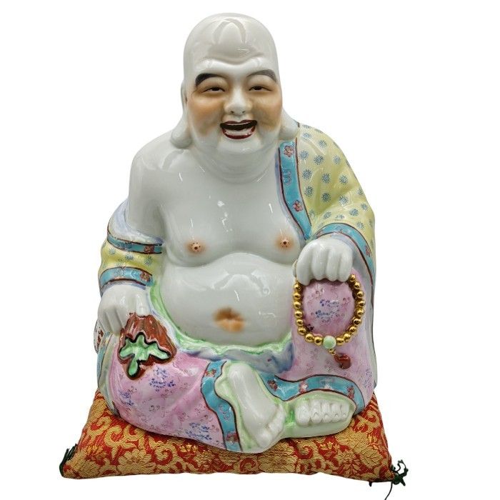 中国美術 磁器人形 七福神 置物 中古 送料無料 H4 - メルカリ