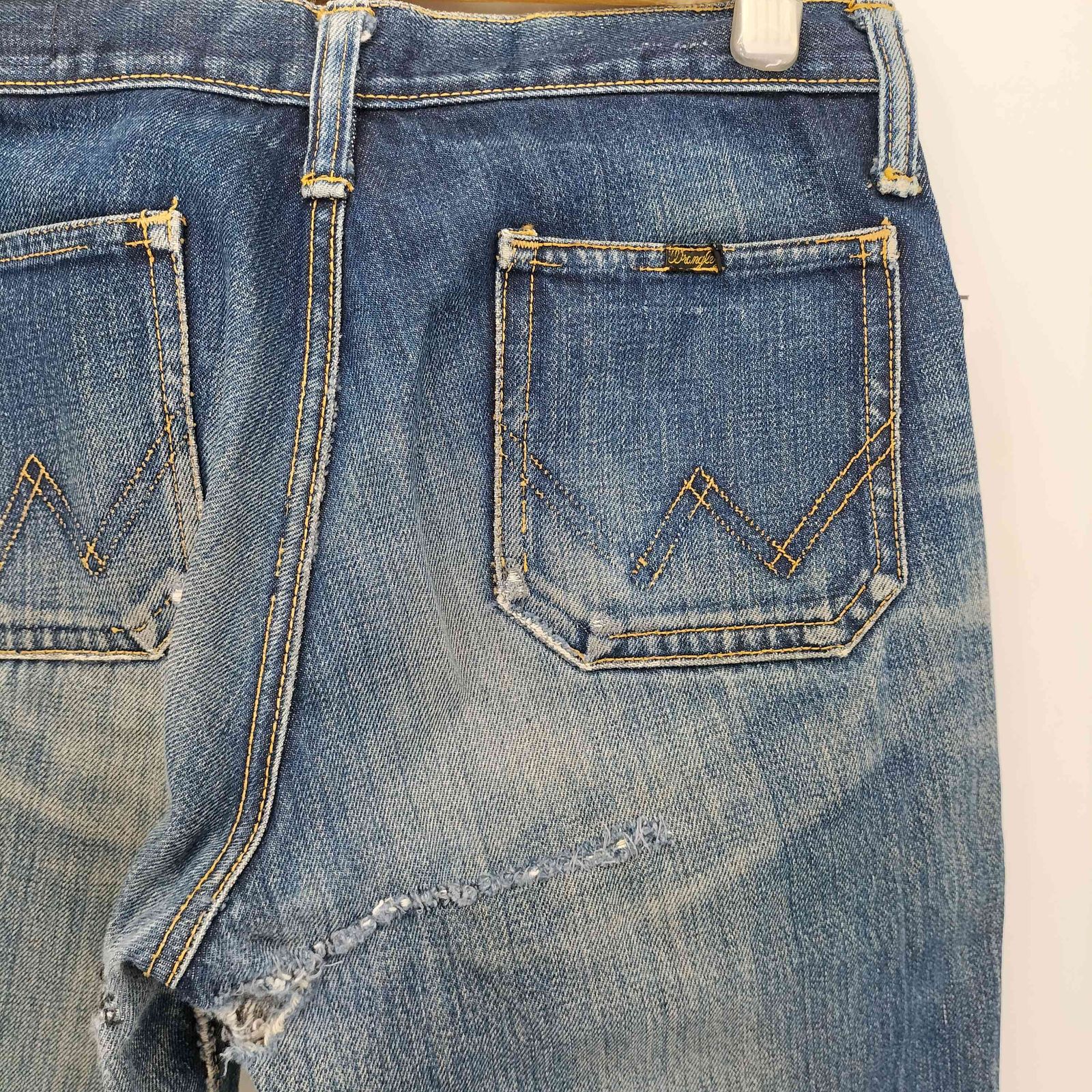 ラングラー Wrangler 70S フロントポケット ベルボトムデニムパンツ 