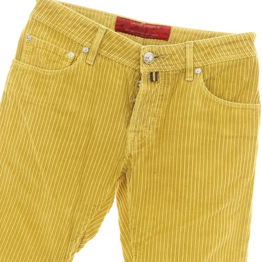 ヤコブコーエン 622 コットン コーディロイ パンツ ボタンフライ 茶 / ブラウン JACOB COHEN 無地 JACOB COHEN（ヤコブコーエン）NICK コットンストレッチコーデュロイ