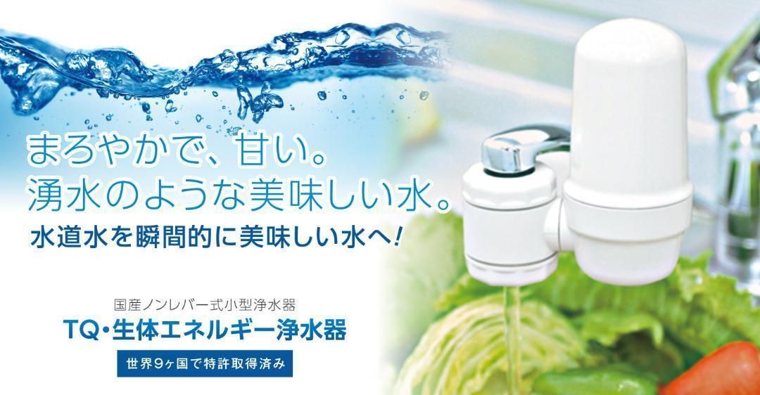 TQ・生体エネルギー 浄水器 蛇口直結型（ノンレバー式）水質改善 健康