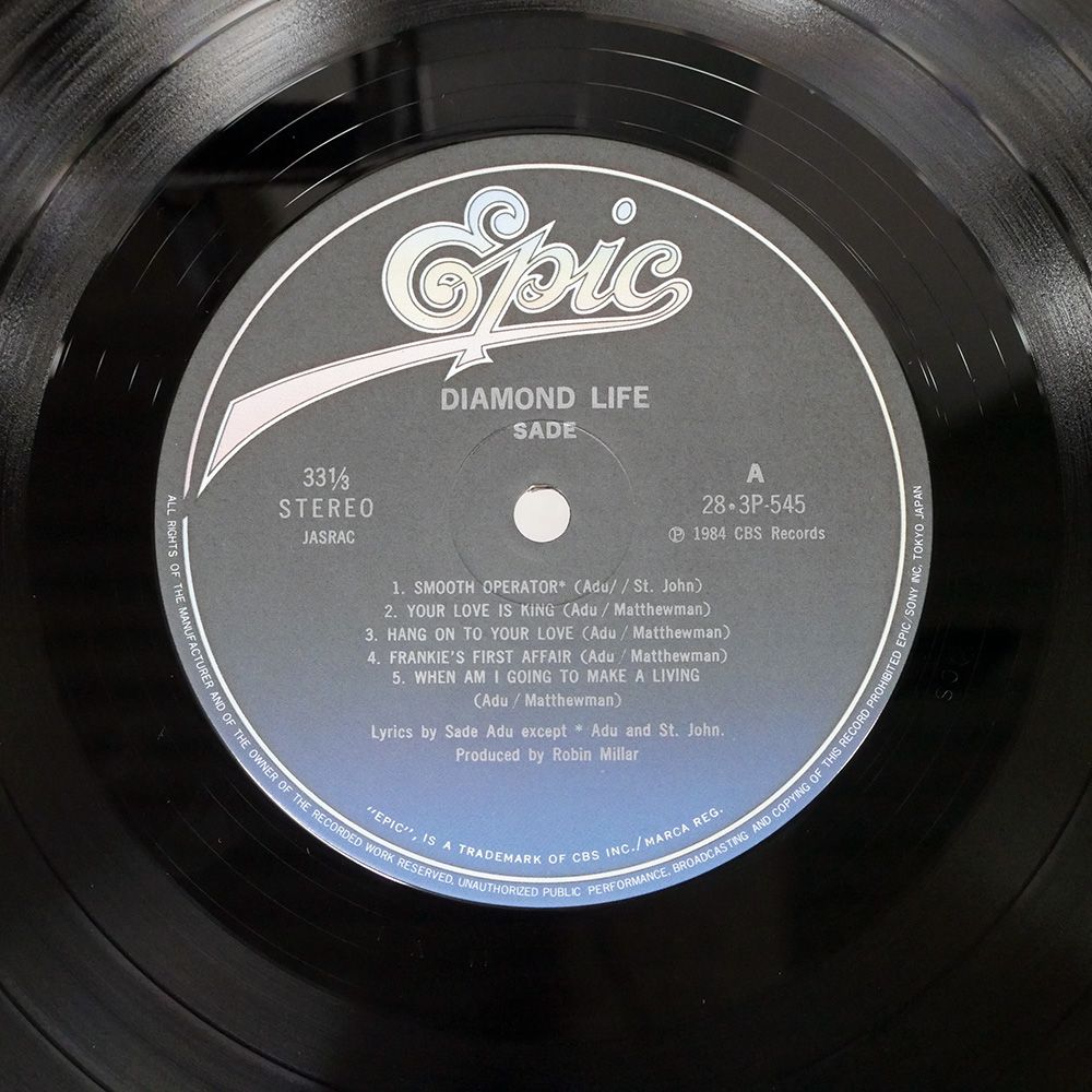 盤 SADE DIAMOND LIFE EPIC 283 P 545 LP