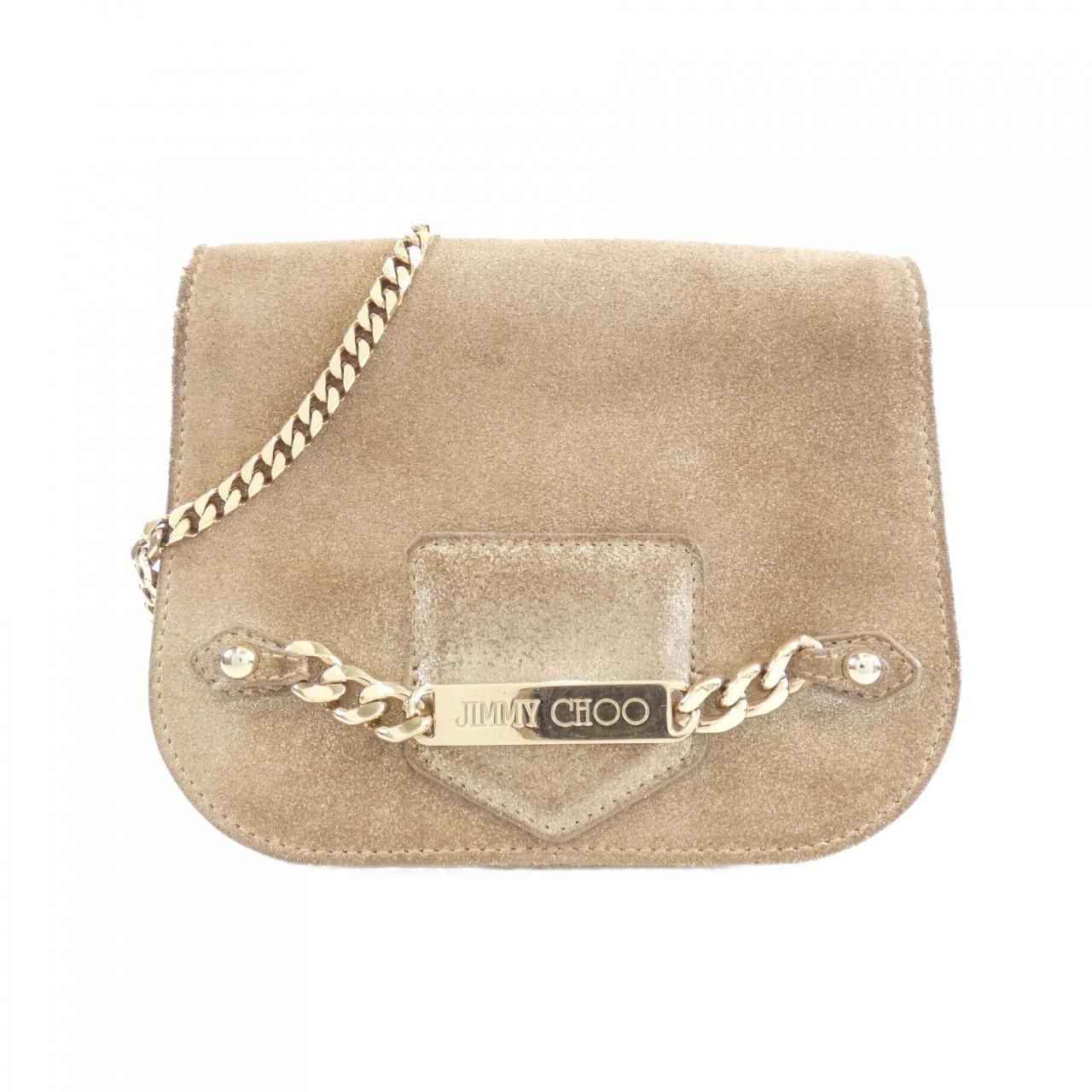 JIMMY CHOO SHADOW 080009 バック Jimmy Choo Shadow Grainy Pink Leather Crossbody Bag