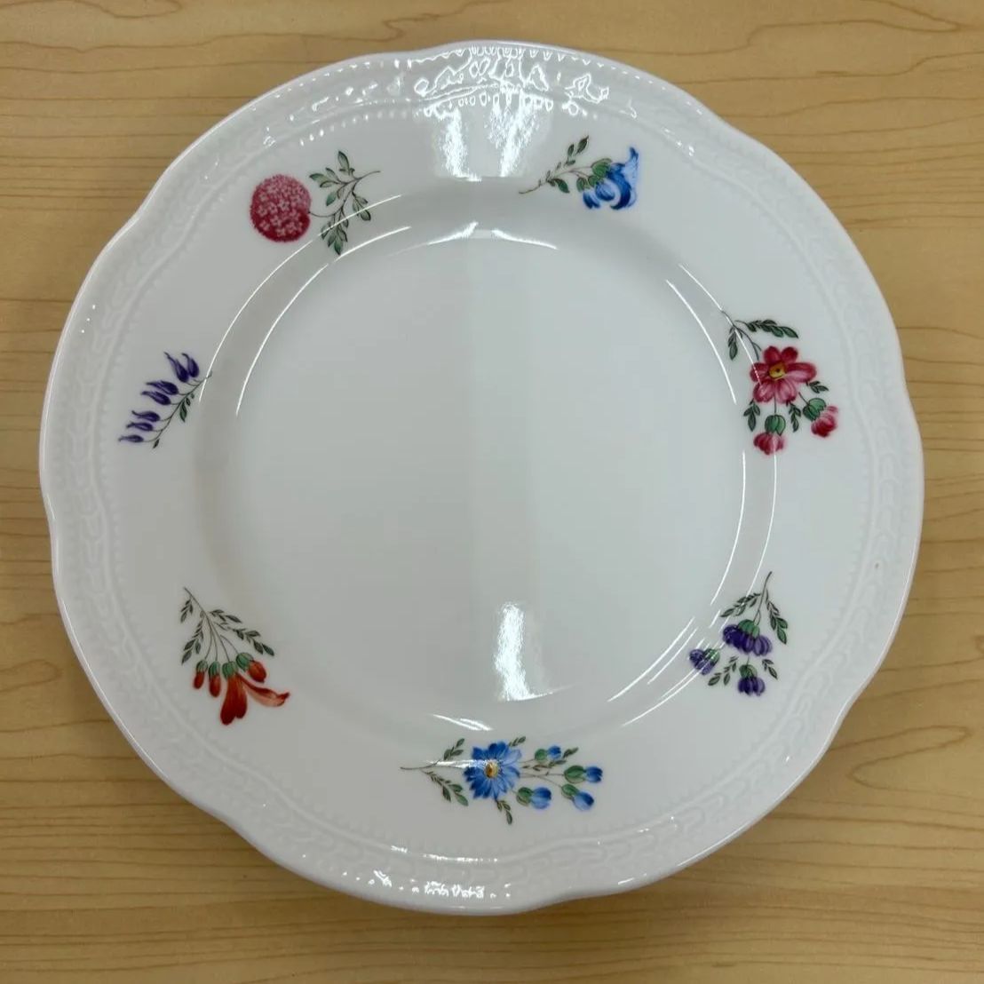 新品　Richard Ginori 波形皿 花柄 29cm Azalea-pink porcelain cake plate | GINORI 1735