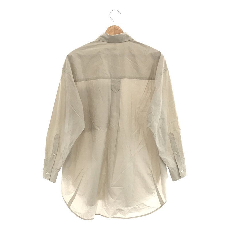 upper hights / アッパーハイツ | × Demi-Luxe BEAMS 別注 Jane タイプライター ブラウス | 0 | LIGHT GREY | レディース upperhights（アッパーハイツ）の「upper hights × Demi-Luxe