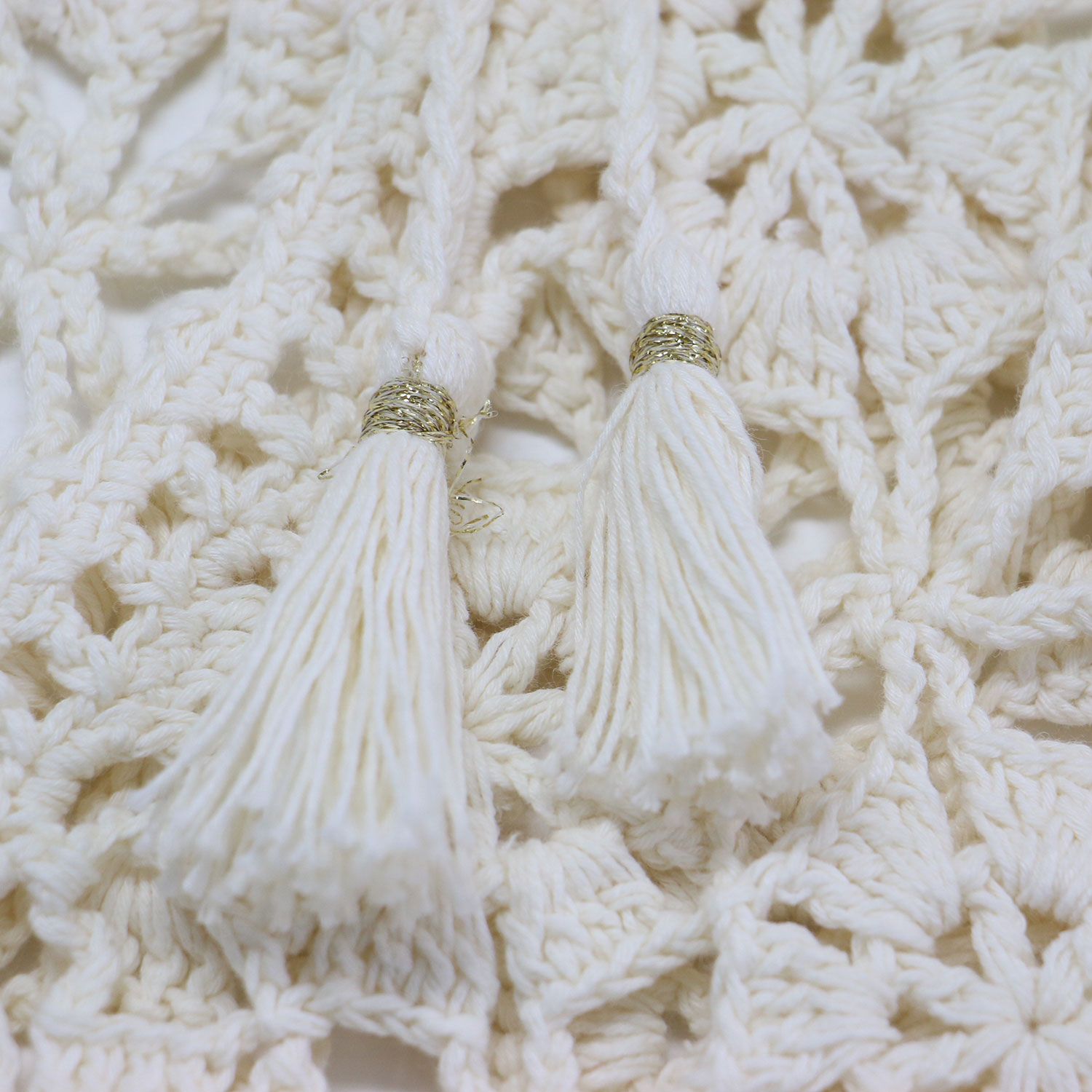 MACPHEE マカフィー カーディガン ホワイト 白 サイズ:S(9号) / 24春夏  