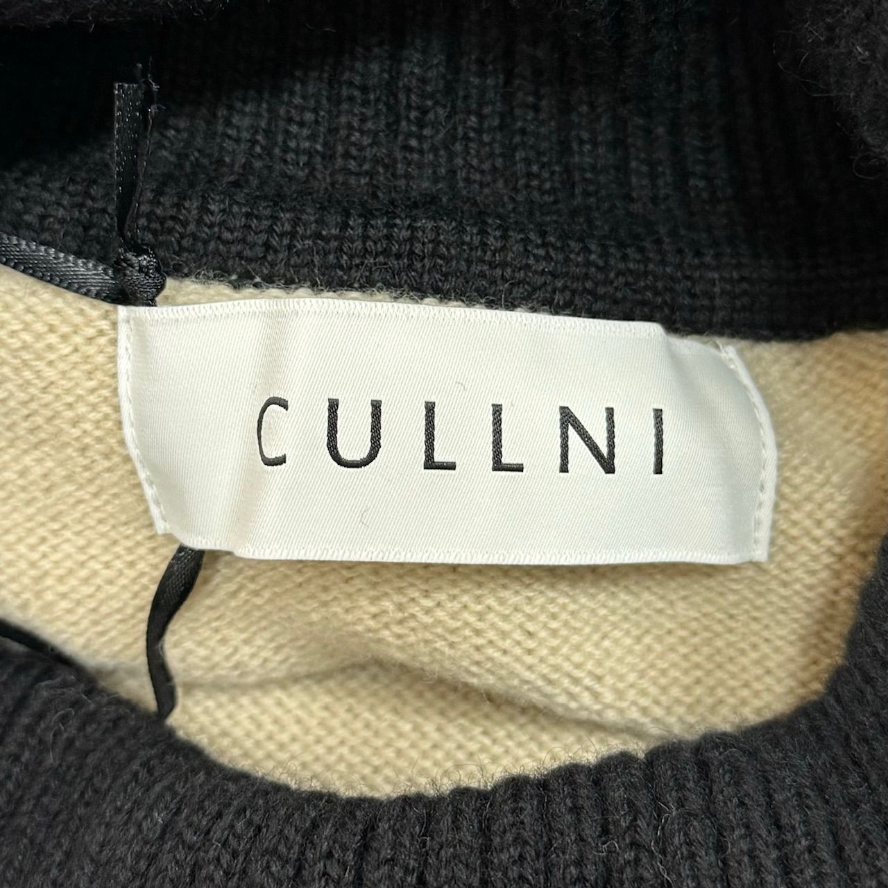 定価38500円 新品 CULLNI 22AW Turtleneck Vest Layered Knit 
