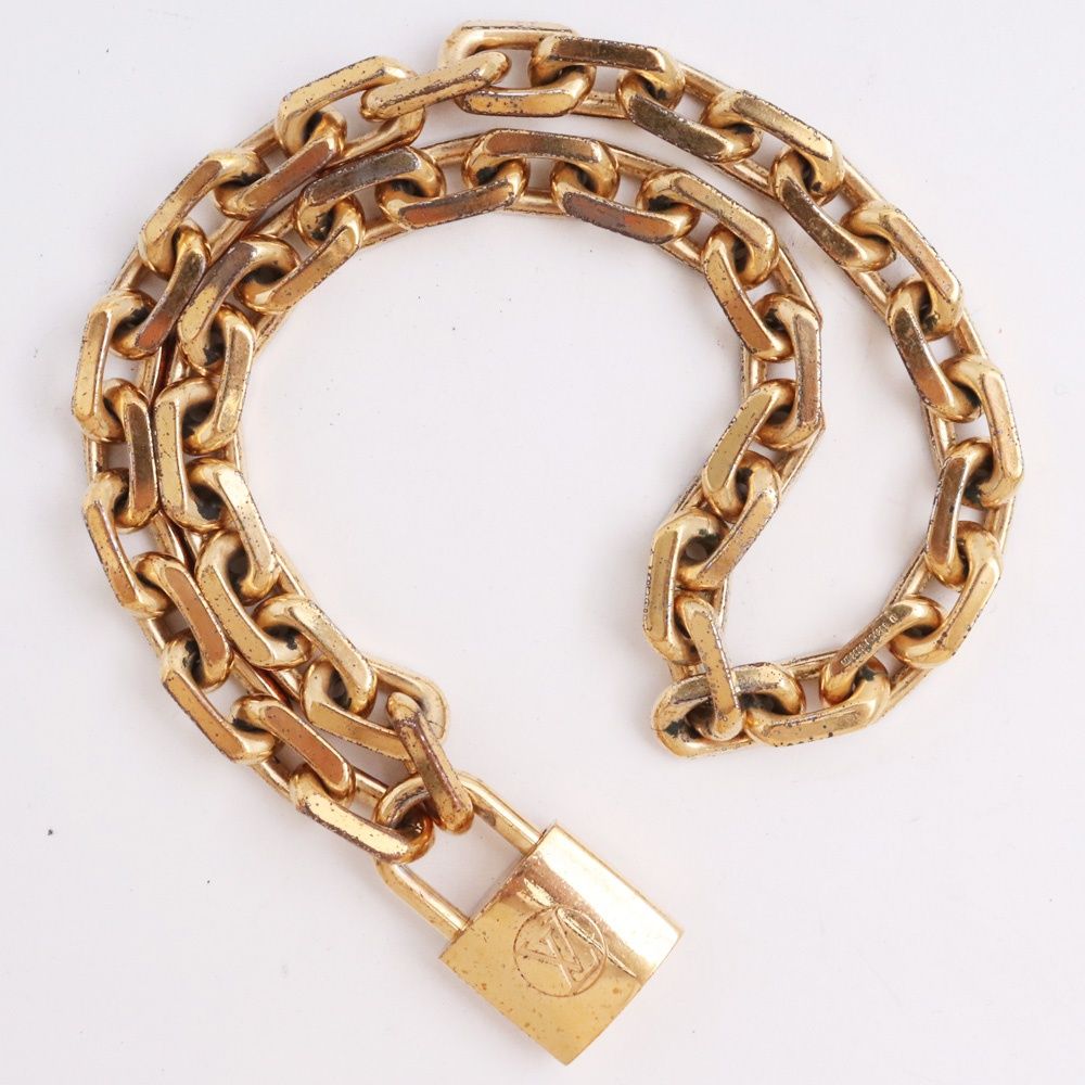 LOUIS VUITTON コリエ LVエッジカデナ ネックレス ゴールド