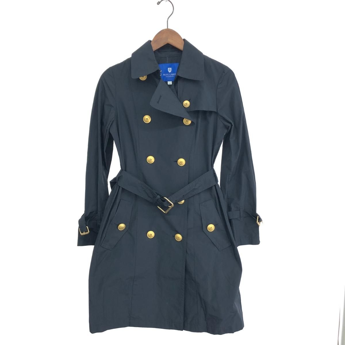 BLUE LABEL CRESTBRIDGE 裏地総柄 トレンチコート 38 M BLUE LABEL CRESTBRIDGE」トレンチコートに環境負荷の低い原材料を使用
