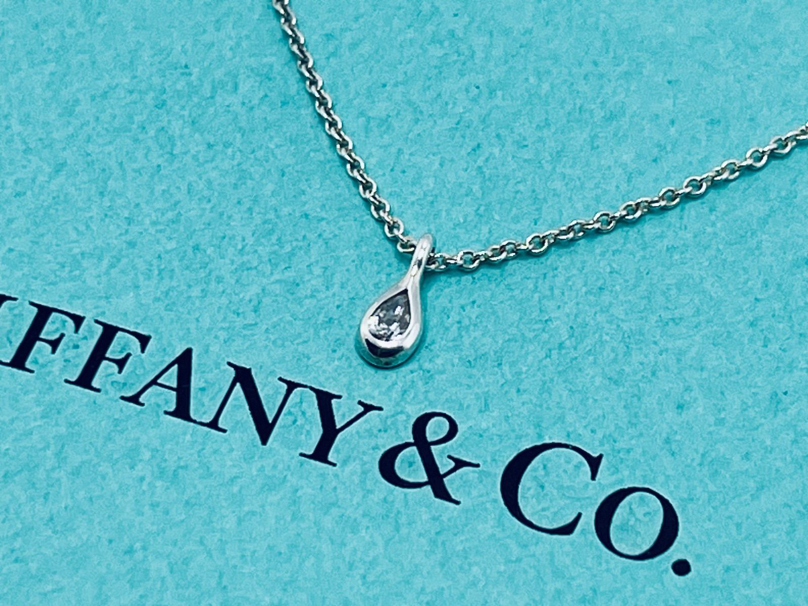 a108 希少 美品 Tiffany&Co. ティファニー バイザヤード ペア シェイプ 