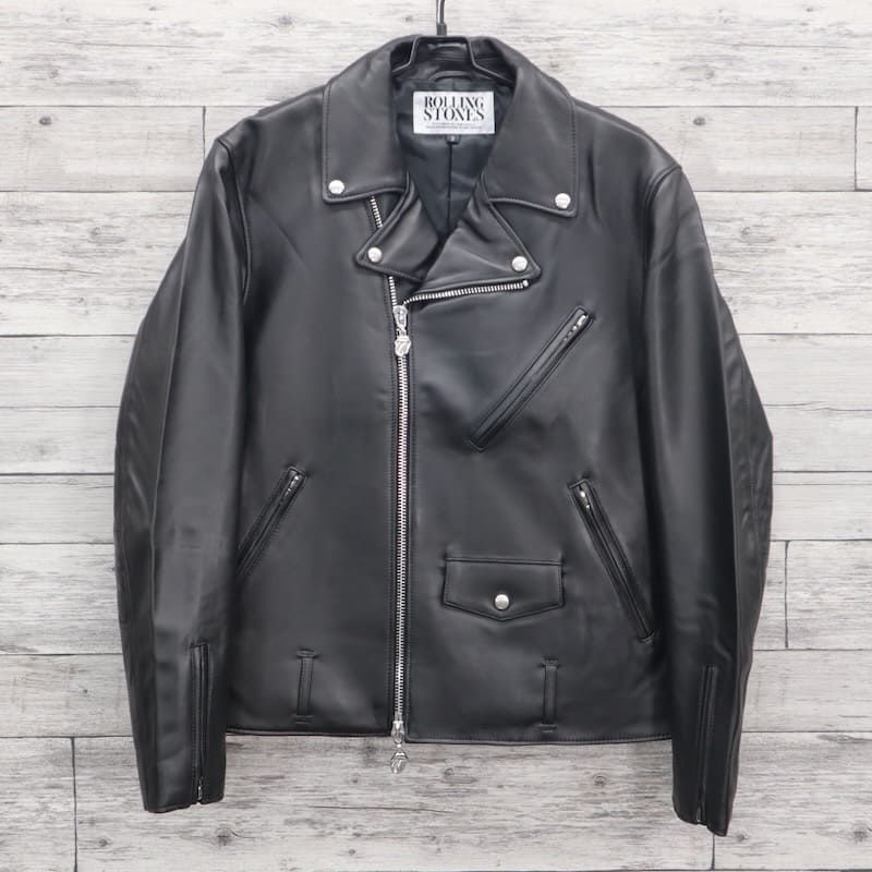 The Rolling Stones レザーライダースジャケット羊革