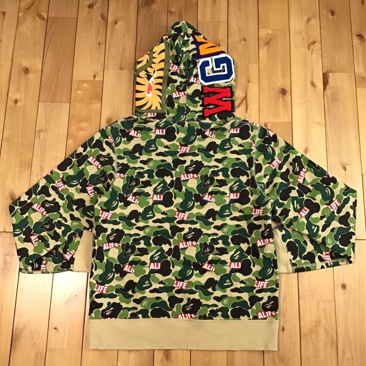 ALIFE × BAPE ABC camo シャークパーカー a bathing ape shark ベイプ