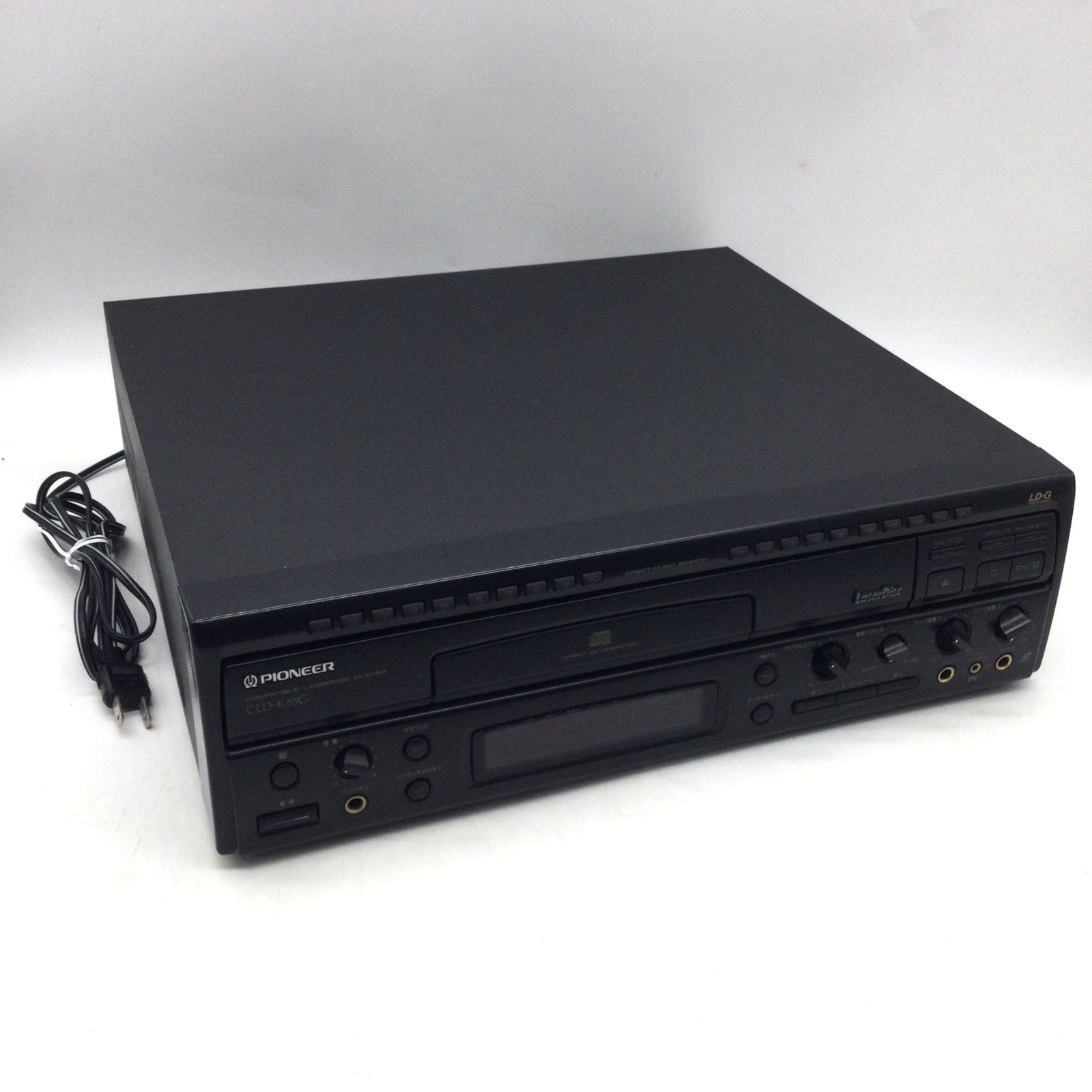 10097 通電 済み PIONEER パイオニア LDプレイヤー CLD-K55G 1993年製 リモコンなし 現状品