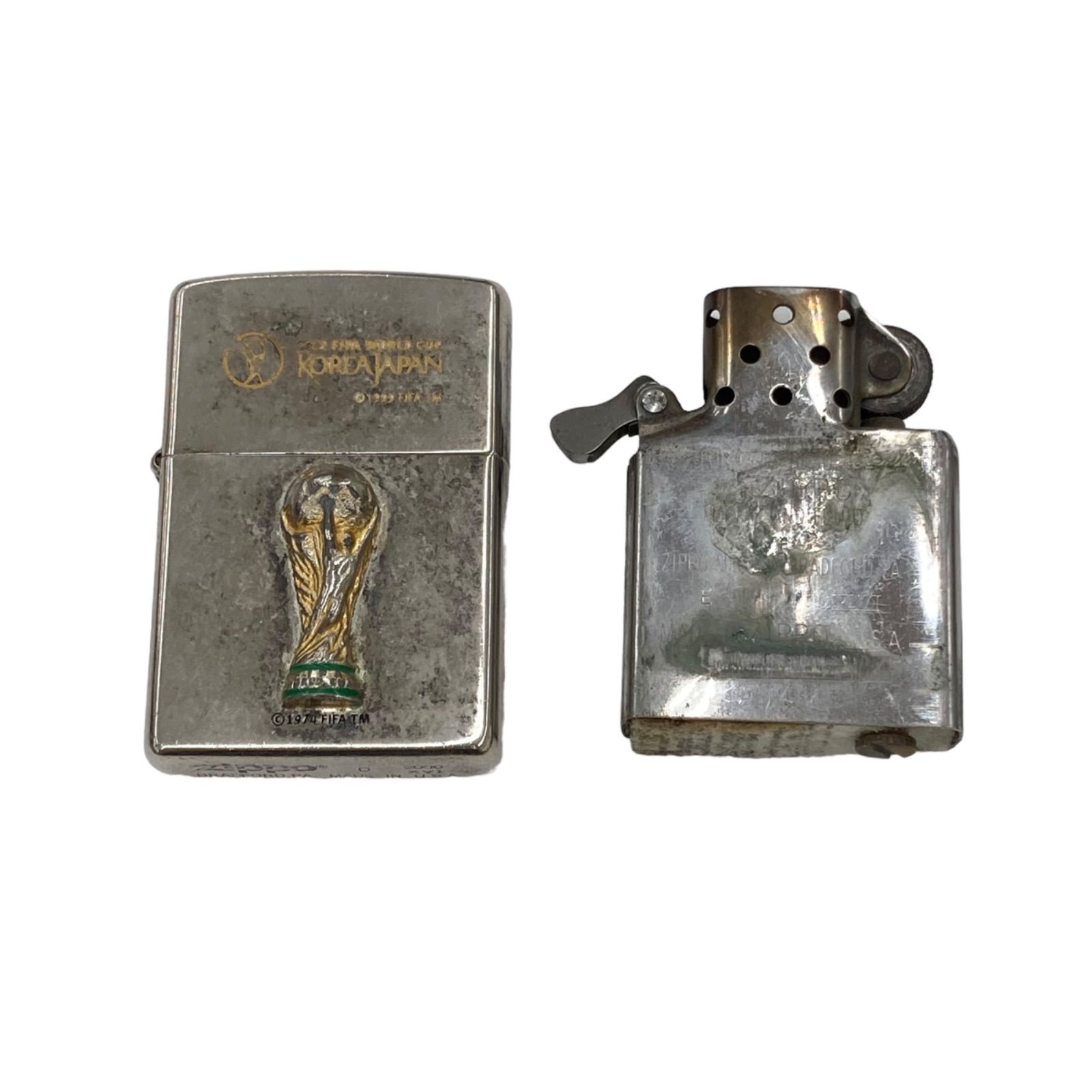 170590 FIFAワールドカップ ZIPPO 2002 KOREA JAPAN - メルカリ