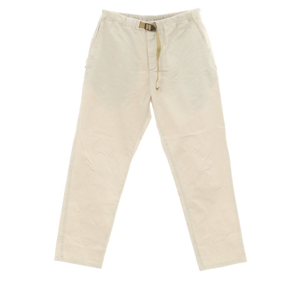 【中古】ホワイトサンド WHITE SAND コットンリヨセル イージーパンツ ライトベージュ【サイズ表記なし（M位）】【メンズ】