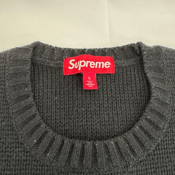 supreme chest stripe シュプリーム　ニットセーター Supreme Chest Stripe Sweater チェストストライプセーター M