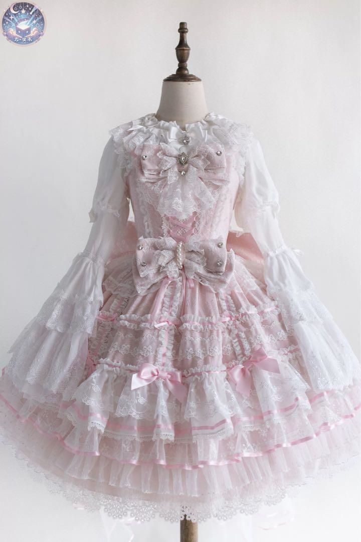 ♥ Praying Star ロリィタドレス3点セット ジャンスカ ピンク 甘ロリ