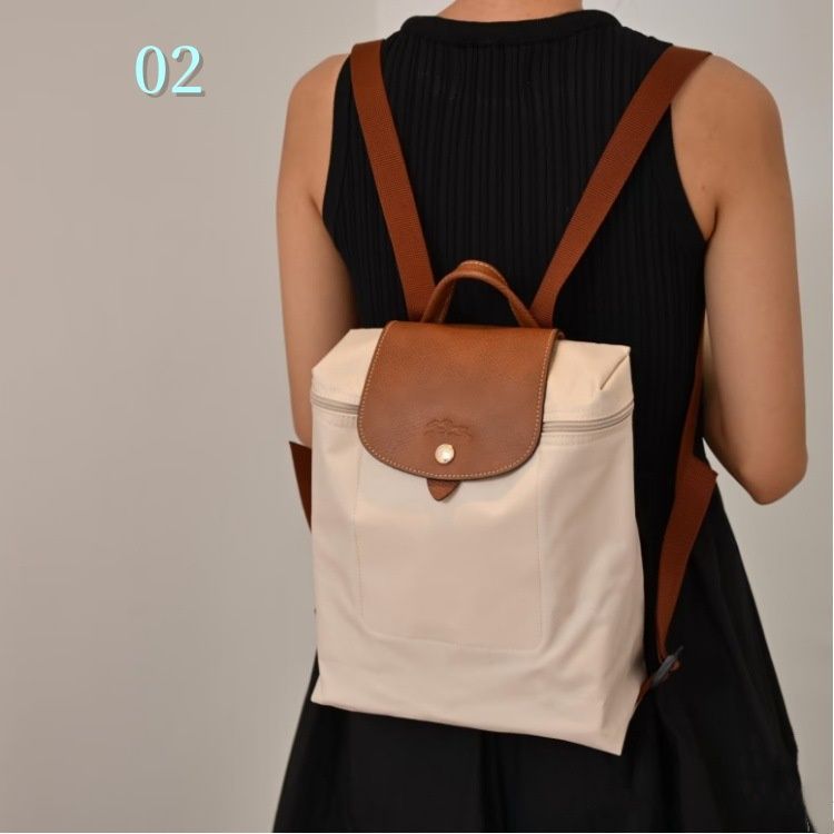未使用品✨LONGCHAMP ロンシャン　ルフローネ　リュック　ベージュ LONGCHAMP - 新品 ロンシャン LONGCHAMP リュックサック ル プリ