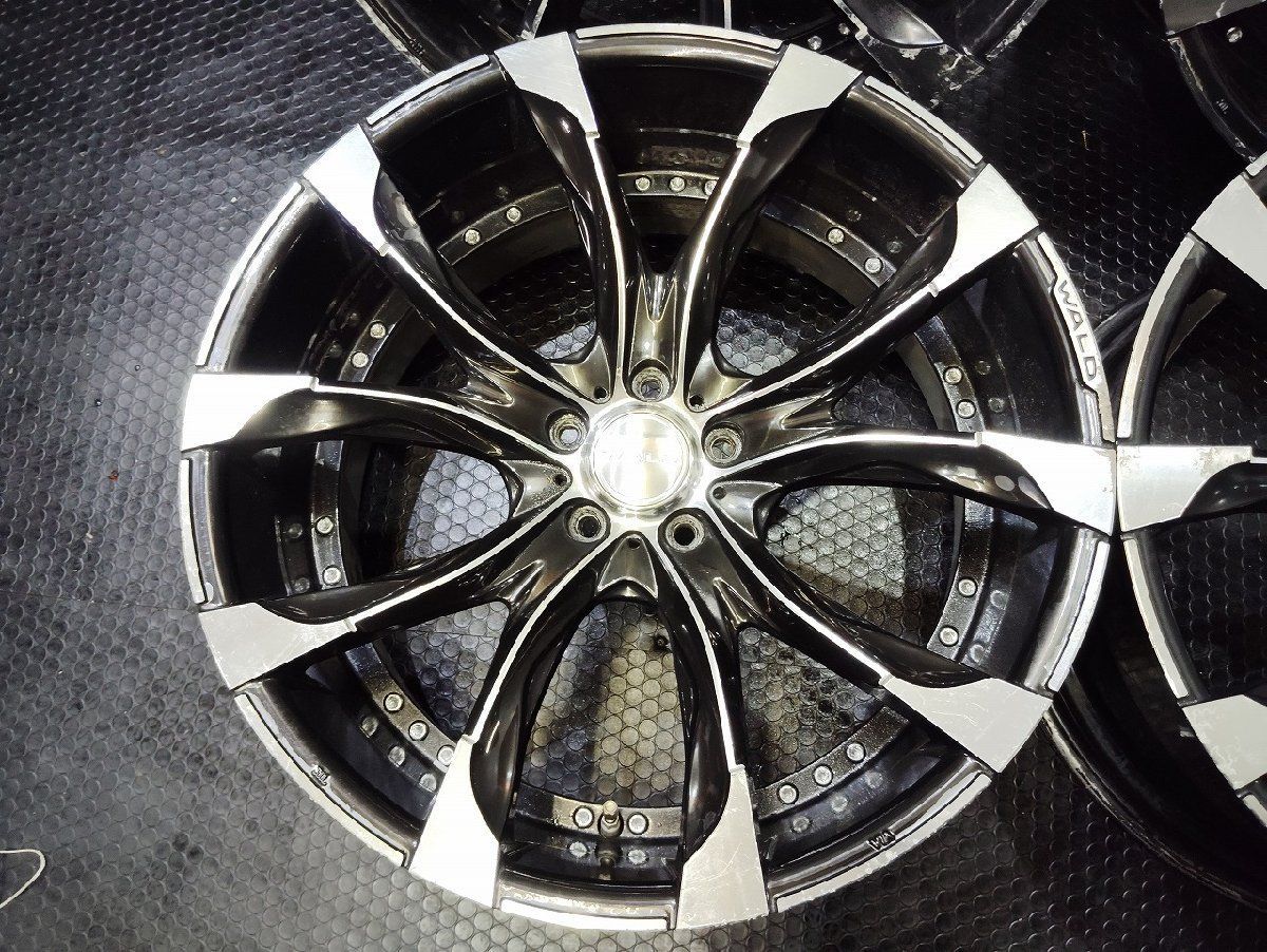 WALD JARRET ヴァルド ジャレット J11-C 社外ホイール 22インチ 4本 9J 10.5J5HPCD120 33 42 空気圧センサー付 レクサスLS等 VHB514MY