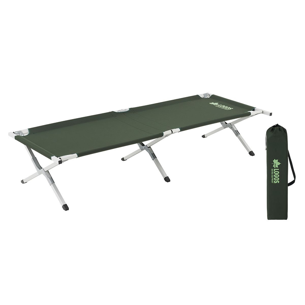 展示 LOGOS neos FDコット DX-AH ワイドタイプ 2個セット ハイコット 耐荷重150kg