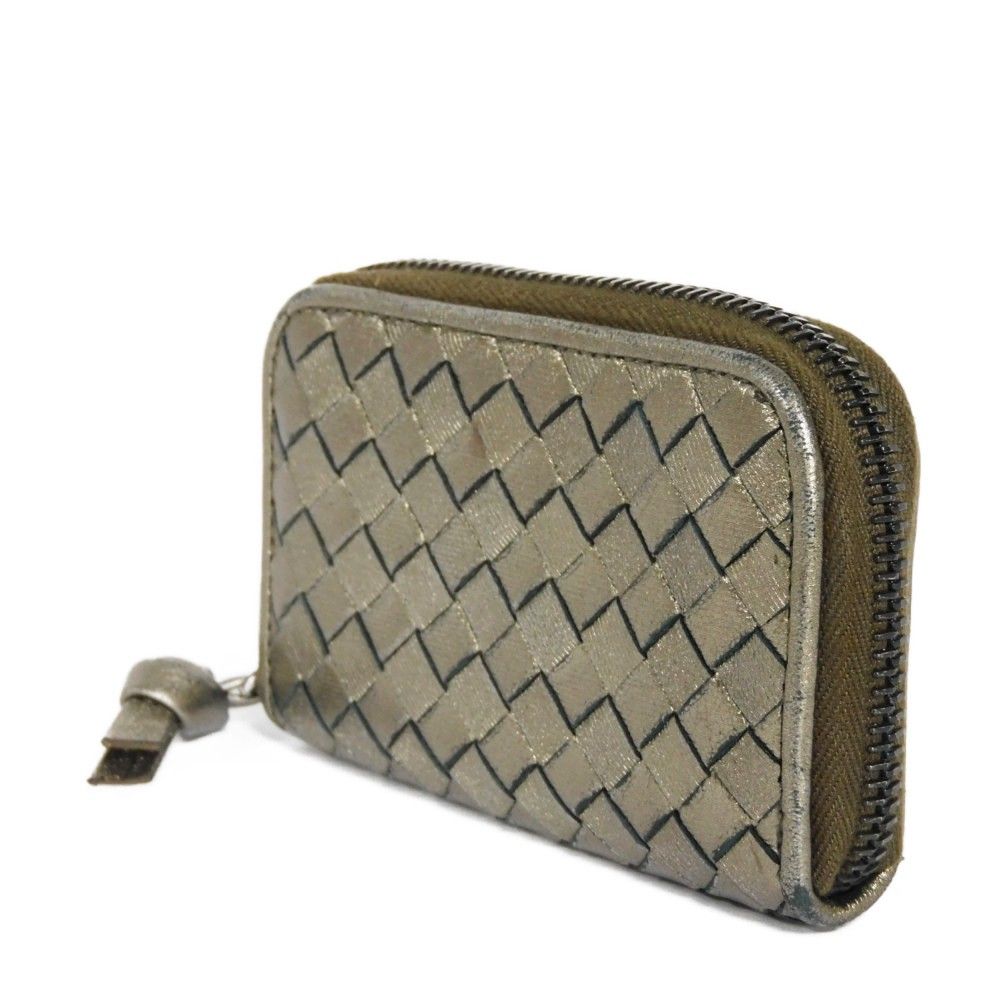 ボッテガヴェネタ コインパース メタリックブロンズ 114075 V0041  