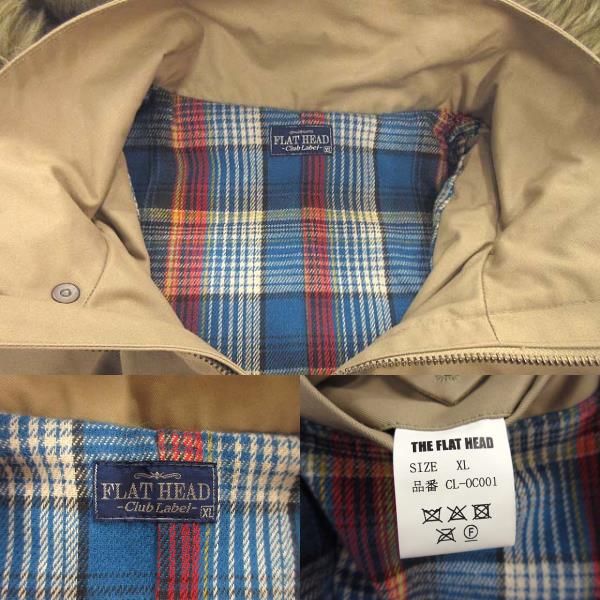 The FLAT HEAD フラットヘッド トレンチコートX L THE FLAT HEAD