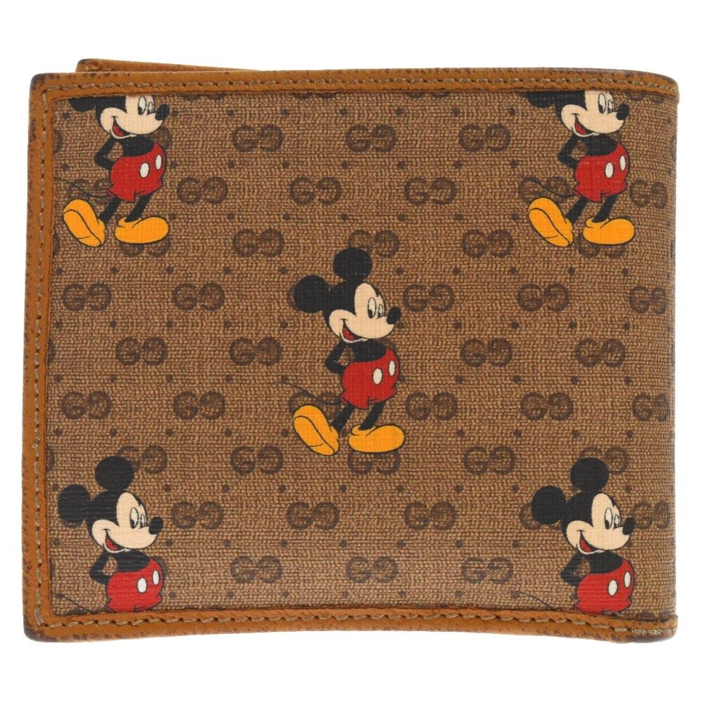 GUCCI (グッチ) ×DISNEY ディズニー ミッキーマウス 2つ折り財布