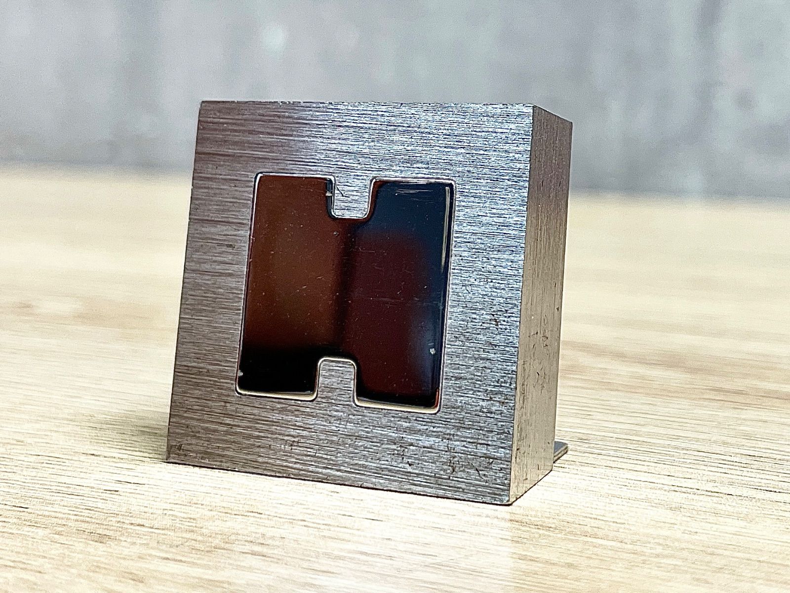 C-11323 HERMES エルメス フォトスタンド Hロゴ 写真立て カード