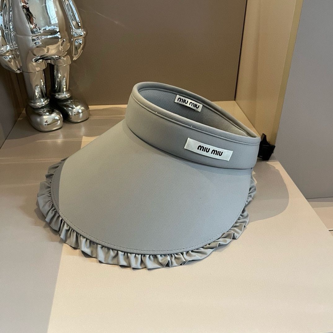 ミュミュ ヘアバンド サンハット ノンクローズドハット ユニバーサルなデザインで日焼け防止に最適